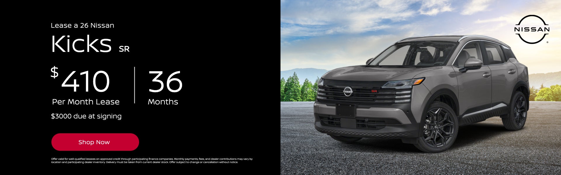 Lease a 26 Nissan Kicks SR