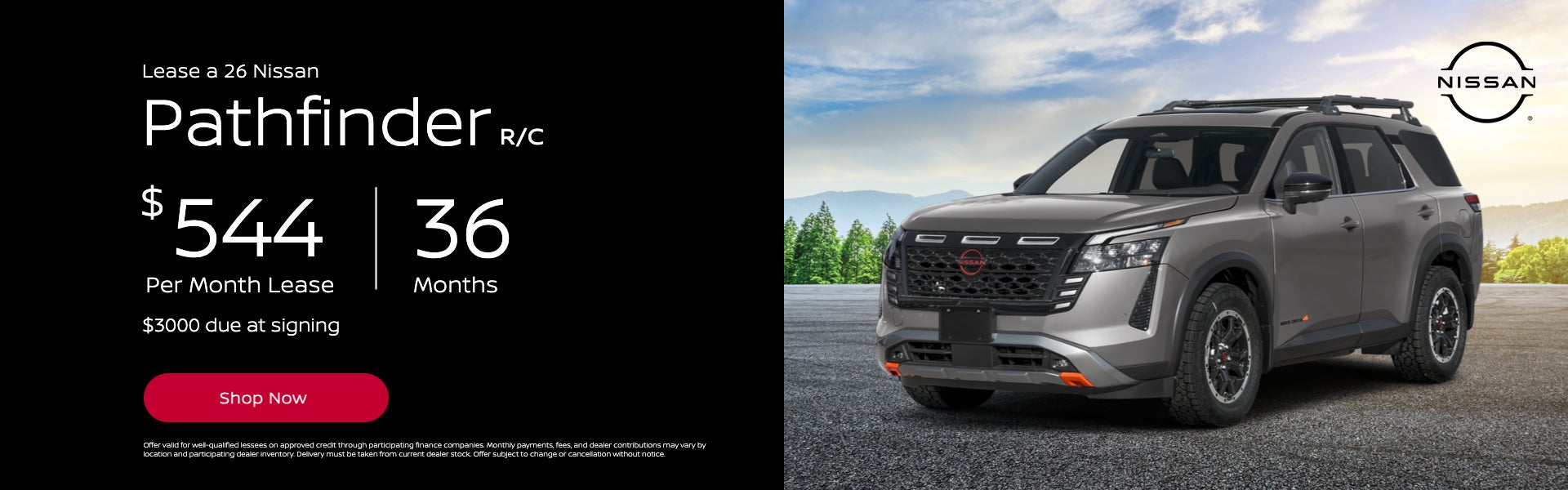 Lease a 26 Nissan Pathfinder R/C