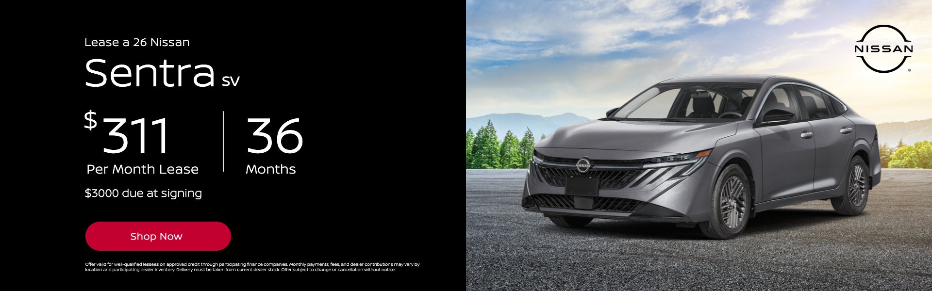 Lease a 26 Nissan Sentra SV
